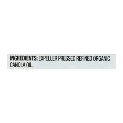 An image displaying Spectrum Naturals Organic Refined Canola Oil - Case Of 12 - 32 Ounce by Spectrum Naturals