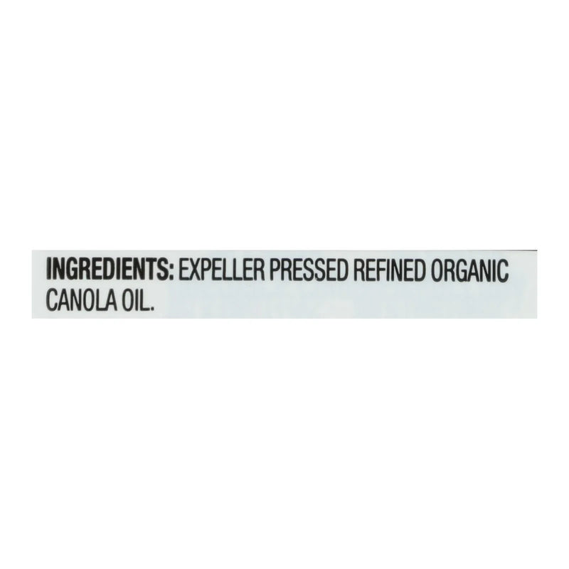 An image displaying Spectrum Naturals Organic Refined Canola Oil - Case Of 12 - 32 Ounce by Spectrum Naturals