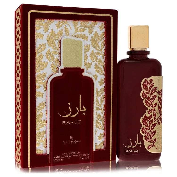 An image displaying Ard Al Zaafaran Barez by Al Zaafaran Eau De Parfum Spray 3.4 oz for Women by Al Zaafaran