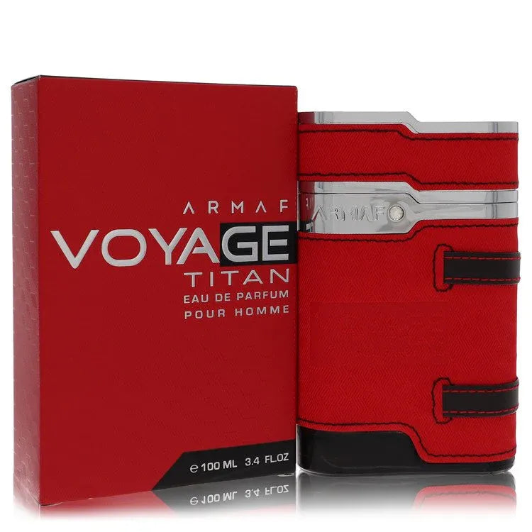 An image displaying Armaf Voyage Titan by Armaf Eau De Parfum Spray 3.4 oz for Men by Armaf