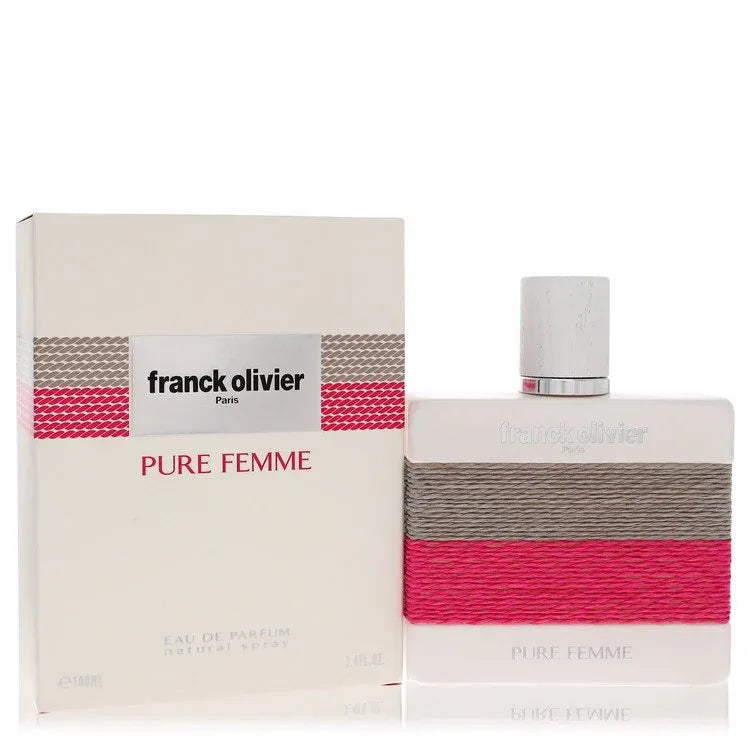 An image displaying Franck Olivier Pure Femme by Franck Olivier Eau De Parfum Spray 3.4 oz for Women by Franck Olivier