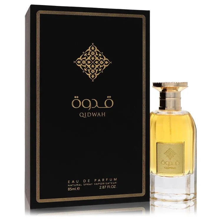 An image displaying Ard Al Zaafaran Qidwah by Al Zaafaran Eau De Parfum Spray 2.87 oz for Men by Al Zaafaran