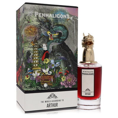 An image displaying Penhaligon's The World According to Arthur by Penhaligon's Eau De Parfum Spray (Unisex) 2.5 oz for Men by Penhaligon's