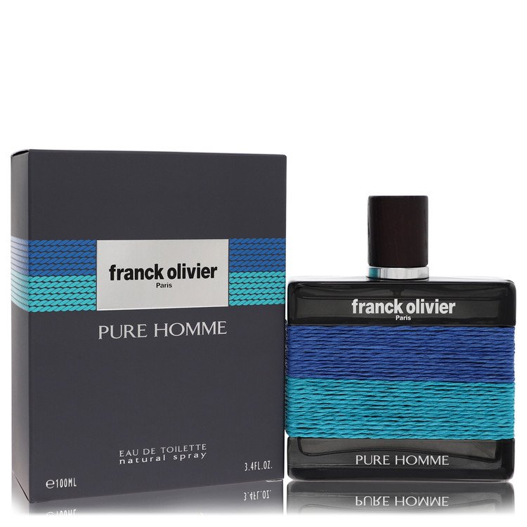 An image displaying Franck Olivier Pure Homme by Franck Olivier Eau De Toilette Spray 3.4 oz for Men by Franck Olivier