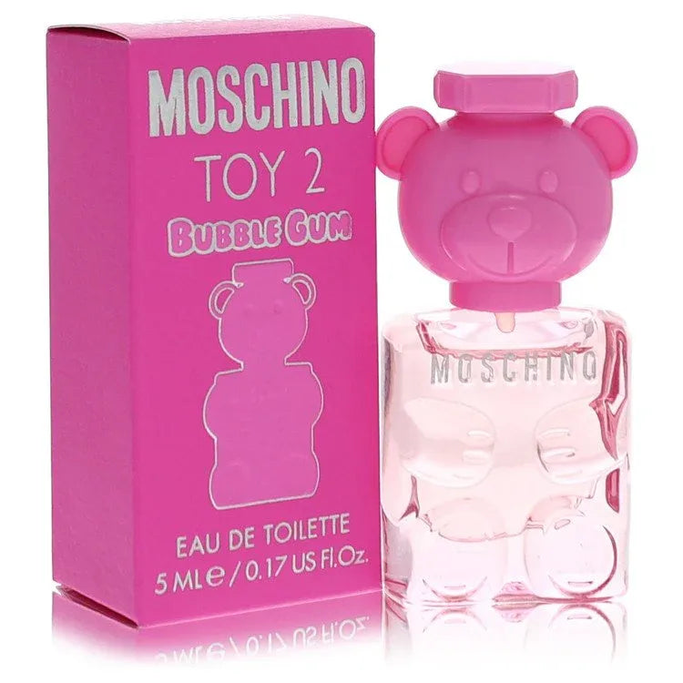 An image displaying Moschino Toy 2 Bubble Gum by Moschino Mini EDT .17 oz for Women by Moschino