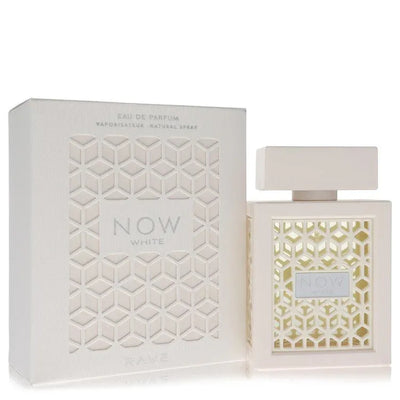 An image displaying Lattafa Rave Now White by Lattafa Eau De Parfum Spray 3.4 oz for Women by Lattafa