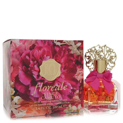 An image displaying Vince Camuto Floreale by Vince Camuto Eau De Parfum Spray 3.4 oz for Women by Vince Camuto