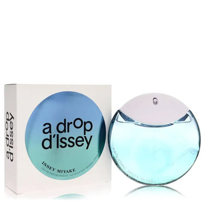 An image displaying A Drop D'issey by Issey Miyake Eau De Parfum Fraiche Spray 3 oz for Women by Issey Miyake
