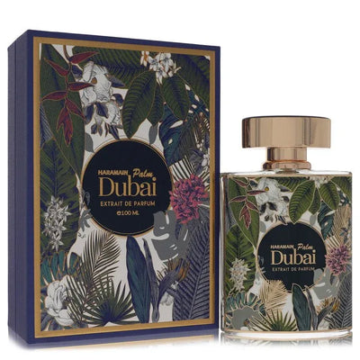 An image displaying Al Haramain Palm Dubai by Al Haramain Extrait De Parfum Spray 3.3 oz for Women by Al Haramain