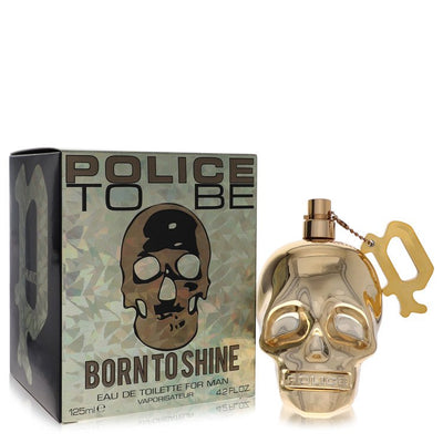 An image displaying Police To Be Born To Shine by Police Colognes Eau De Toilette Spray 4.2 oz for Men by Police Colognes