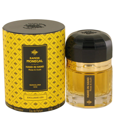 An image displaying Ramon Monegal Hand in Hand by Ramon Monegal Eau De Parfum Spray 1.7 oz for Women by Ramon Monegal