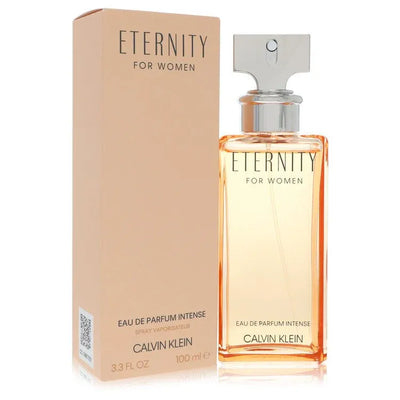An image displaying Eternity by Calvin Klein Eau De Parfum Intense Spray 3.3 oz for Women by Calvin Klein