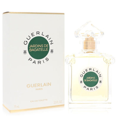 An image displaying Jardins De Bagatelle by Guerlain Eau De Toilette Spray 2.5 oz for Women by Guerlain