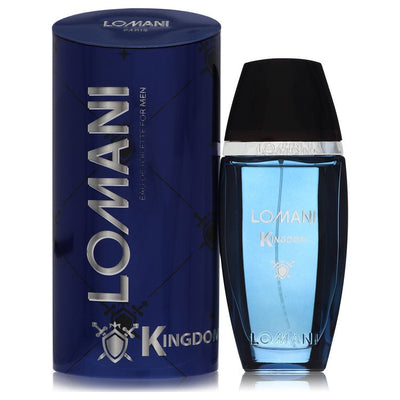 An image displaying Lomani Kingdom by Lomani Eau De Toilette Spray 3.3 oz for Men by Lomani