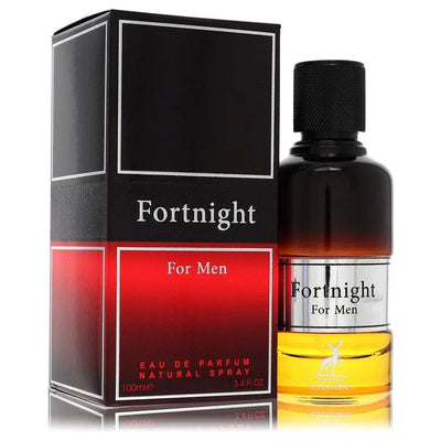 An image displaying Maison Alhambra Fortnight by Maison Alhambra Eau De Parfum Spray 3.4 oz for Men by Maison Alhambra