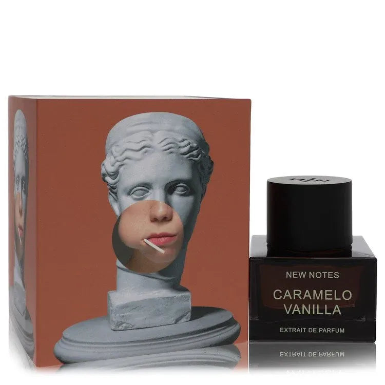 An image displaying New Notes Caramelo Vanilla by New Notes Extrait De Parfum Spray 1.7 oz for Women by New Notes