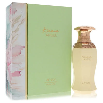 An image displaying Afnan Kiaana Angel by Afnan Eau De Parfum Spray 3.4 oz for Women by Afnan