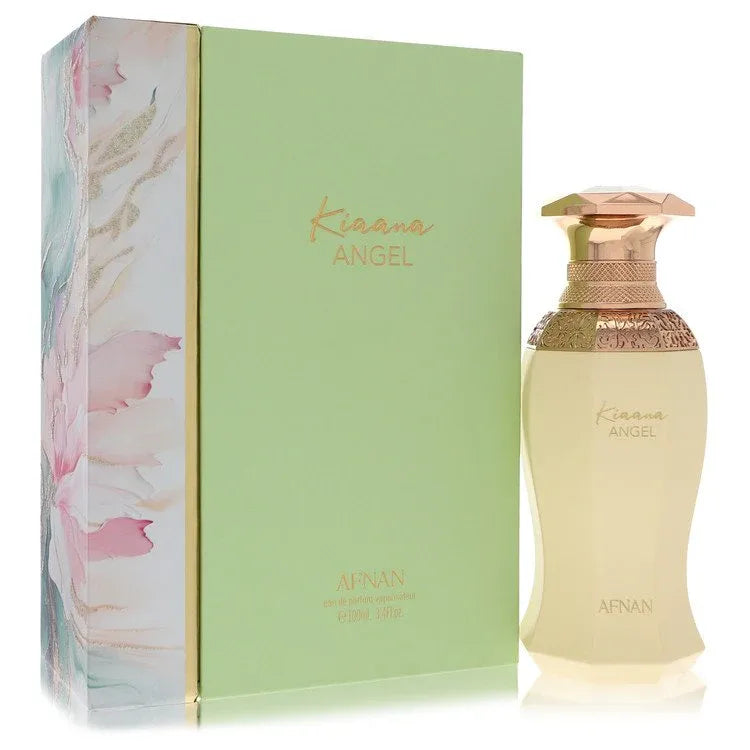 An image displaying Afnan Kiaana Angel by Afnan Eau De Parfum Spray 3.4 oz for Women by Afnan