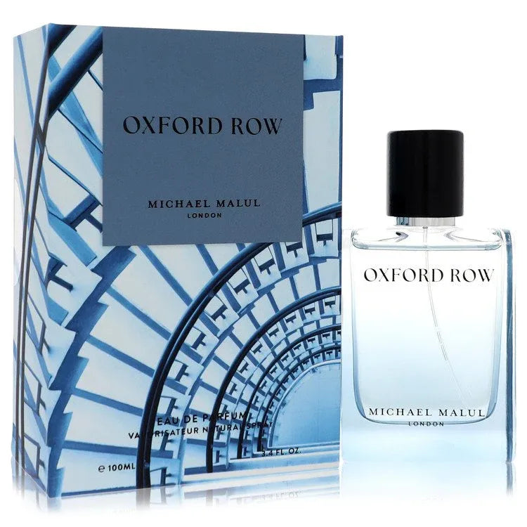 An image displaying Oxford Row by Michael Malul Eau De Parfum Spray 3.4 oz for Men by Michael Malul
