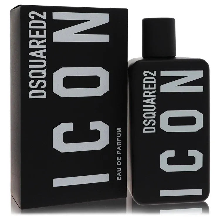 An image displaying Dsquared2 Icon Pour Homme by Dsquared2 Eau De Parfum Spray 3.4 oz for Men by Dsquared2