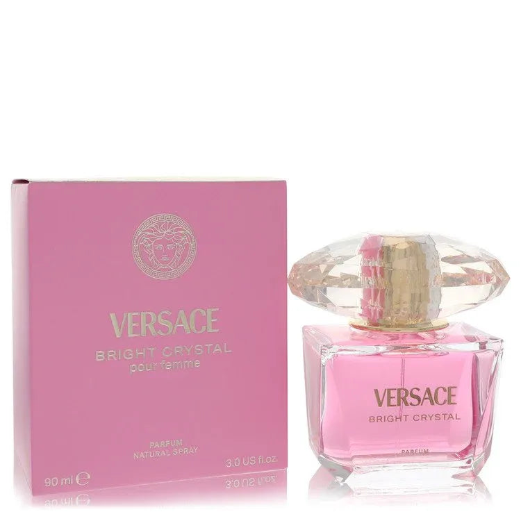 An image displaying Bright Crystal by Versace Pure Perfume 3 oz for Women by Versace