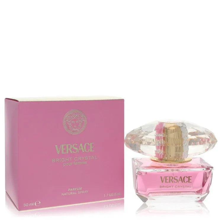 An image displaying Bright Crystal by Versace Parfum Spray 1.7 oz for Women by Versace