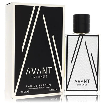 An image displaying Avant Intense by Fragrance World Eau De Parfum Spray 3.4 oz for Men by Fragrance World