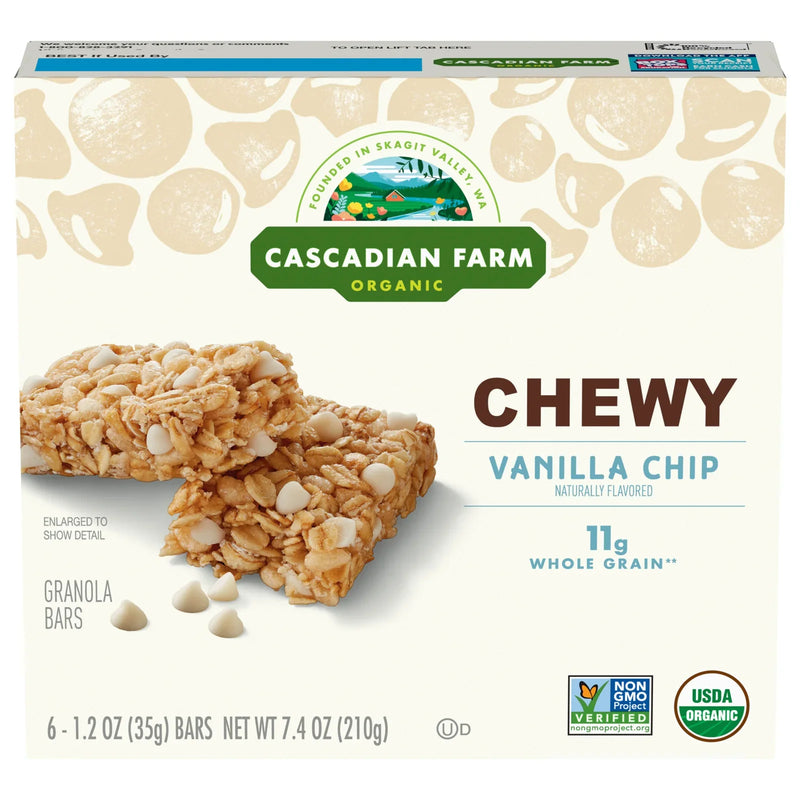 Cascadian Farm - Gran Br Organic Chwy Van Chip - Case Of 12-7.4 Ounce