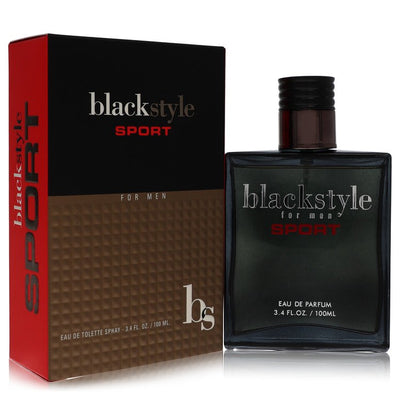 An image displaying Black Style Sport by Yzy Perfume Eau De Toilette Spray 3.4 oz for Men by Yzy Perfume