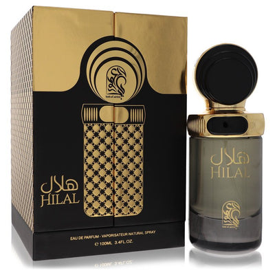 An image displaying My Perfumes Hilal by My Perfumes Eau De Parfum Spray (Unisex) 3.4 oz for Men by My Perfumes