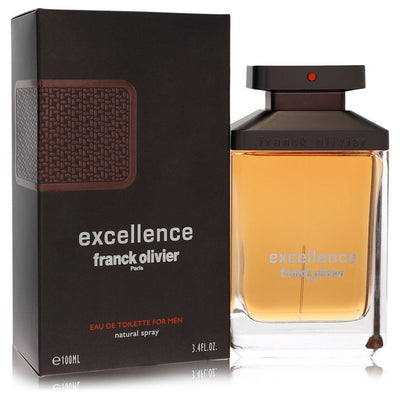 An image displaying Franck Olivier Excellence by Franck Olivier Eau De Toilette Spray 3.4 oz for Men by Franck Olivier