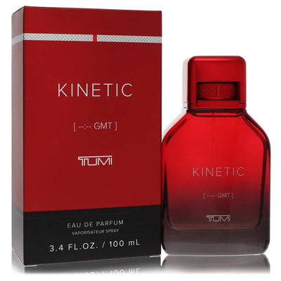 An image displaying Tumi Kinetic by Tumi Eau De Parfum Spray 3.4 oz for Men by Tumi
