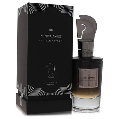 An image displaying Mind Games Double Attack by Mind Games Extrait De Parfum Spray 3.4 oz for Men by Mind Games
