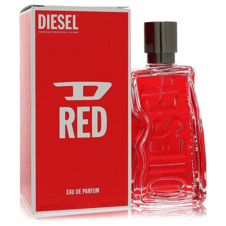 An image displaying Diesel D Red by Diesel Eau De Parfum Spray 3.4 oz for Men by Diesel