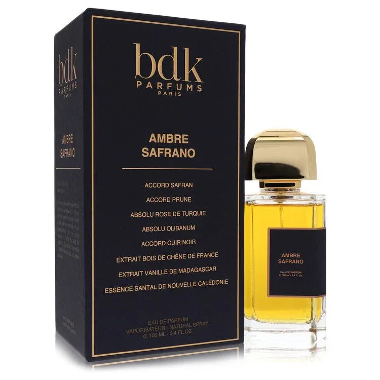 An image displaying Bdk Ambre Safrano by Bdk Parfums Eau De Parfum Spray 3.4 oz for Men by Bdk Parfums