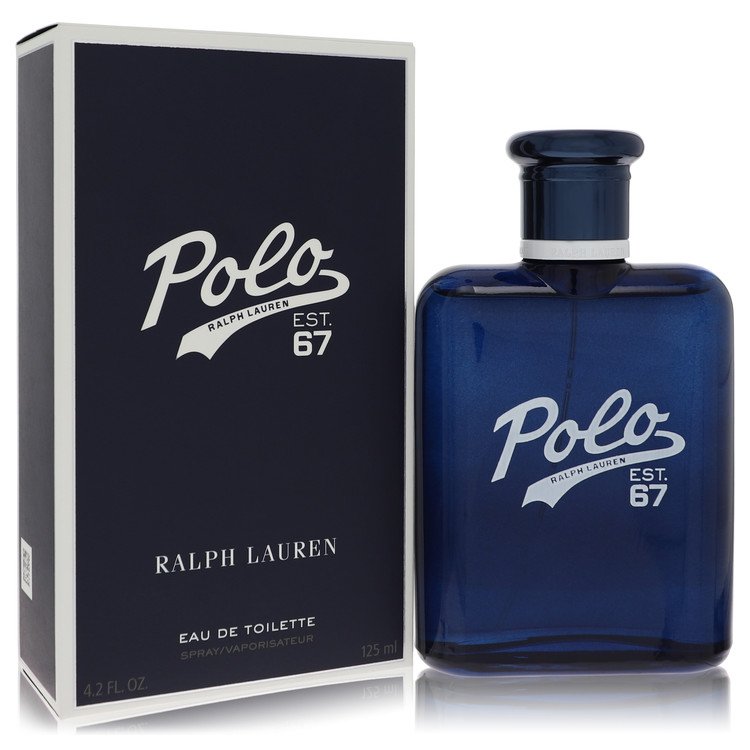 An image displaying Polo 67 by Ralph Lauren Eau De Toilette Spray 4.2 oz for Men by Ralph Lauren