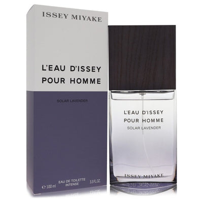 An image displaying L'eau D'issey Pour Homme Solar Lavender by Issey Miyake Eau De Toilette Intense Spray 3.3 oz for Men by Issey Miyake