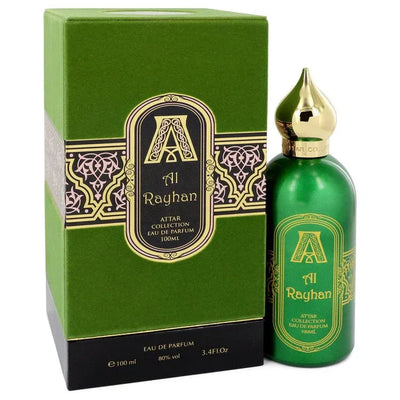 An image displaying Al Rayhan by Attar Collection Eau De Parfum Spray 3.4 oz for Women by Attar Collection