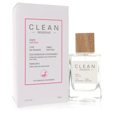 An image displaying Clean Reserve Lush Fleur by Clean Eau De Parfum Spray 3.4 oz for Women by Clean