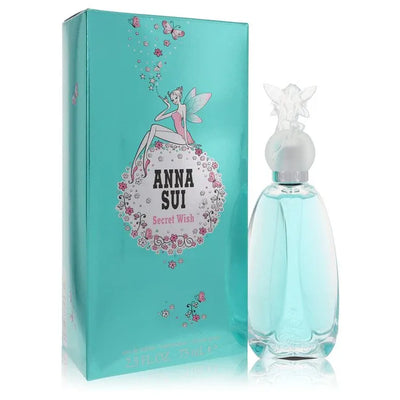 An image displaying Secret Wish by Anna Sui Eau De Toilette Spray for Women by Anna Sui