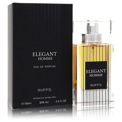 An image displaying Riiffs Elegant Homme by Riiffs Eau De Parfum Spray 3.4 oz for Men by Riiffs