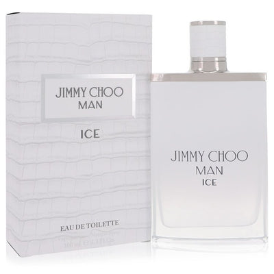 An image displaying Jimmy Choo Ice by Jimmy Choo Eau De Toilette Spray for Men by Jimmy Choo