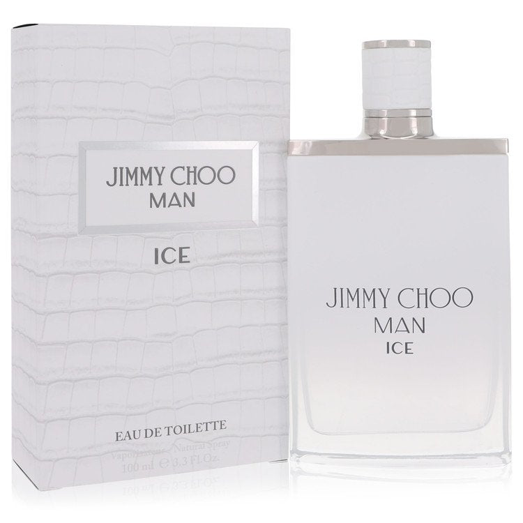 An image displaying Jimmy Choo Ice by Jimmy Choo Eau De Toilette Spray for Men by Jimmy Choo