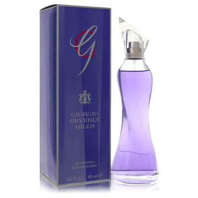 An image displaying G BY GIORGIO by Giorgio Beverly Hills Eau De Parfum Spray for Women by Giorgio Beverly Hills