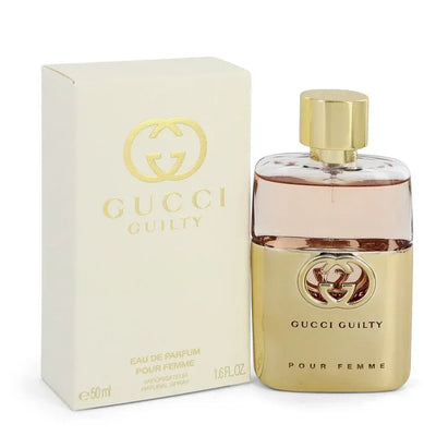 An image displaying Gucci Guilty Pour Femme by Gucci Eau De Parfum Spray for Women by Gucci
