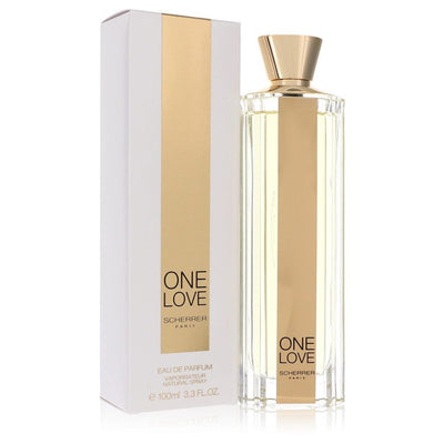 An image displaying One Love by Jean Louis Scherrer Eau De Parfum Spray for Women by Jean Louis Scherrer