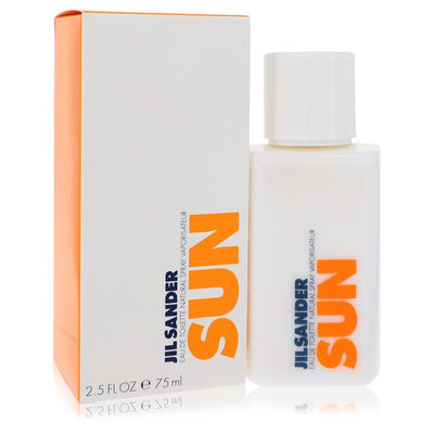 An image displaying Jil Sander Sun by Jil Sander Eau De Toilette Spray 2.5 oz for Women by Jil Sander