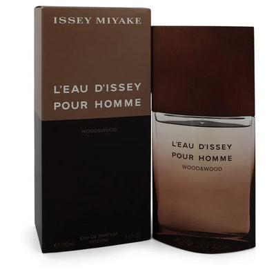 An image displaying L'eau D'Issey Pour Homme Wood & wood by Issey Miyake Eau De Parfum Intense Spray for Men by Issey Miyake