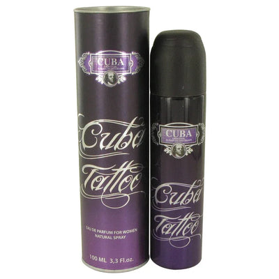 An image displaying Cuba Tattoo by Fragluxe Eau De Parfum Spray for Women by Fragluxe