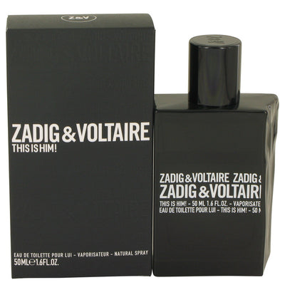 An image displaying This is Him by Zadig & Voltaire Eau De Toilette Spray for Men by Zadig & Voltaire